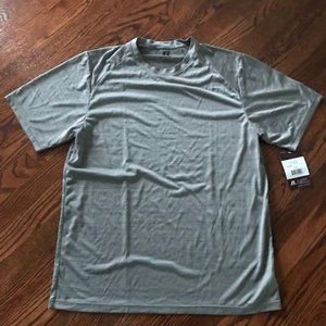 Men's RUSSELL Athletic Dri Power Gray Tee T-shirt Sz. L